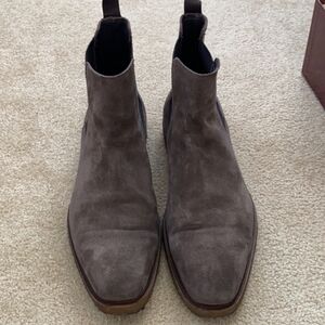 TO BOOT NEW YORK Men's Suede Chelsea Boots